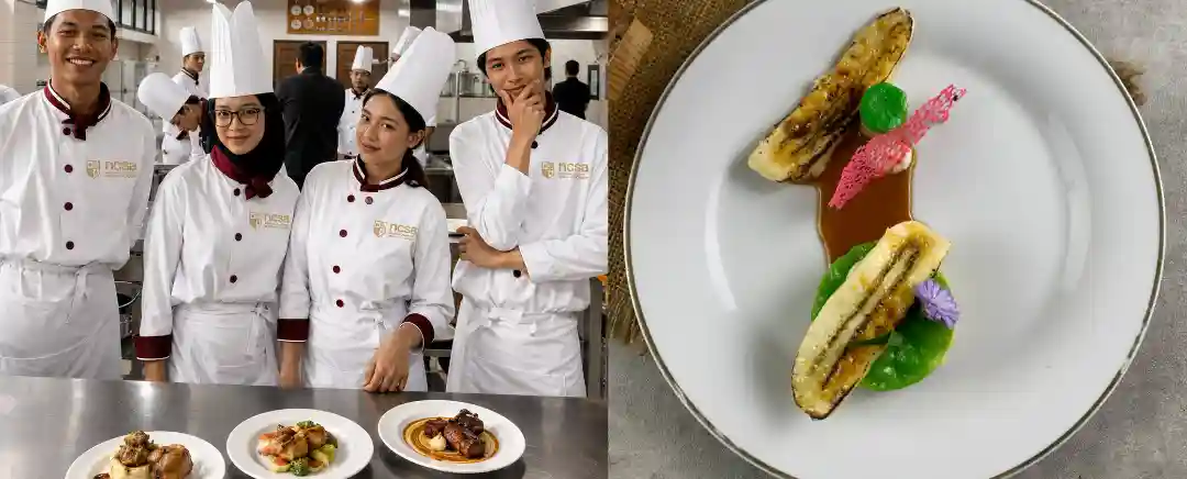 calon chef plating