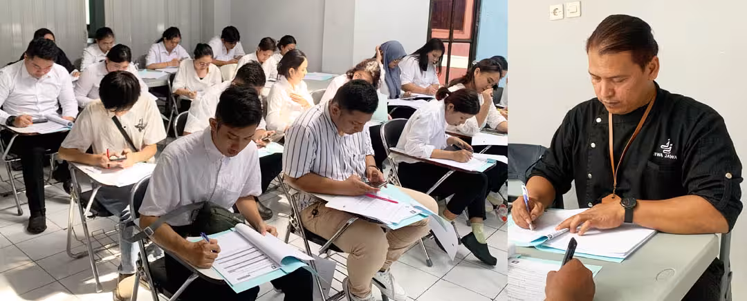 ujian mendapatkan sertifikasi bnsp