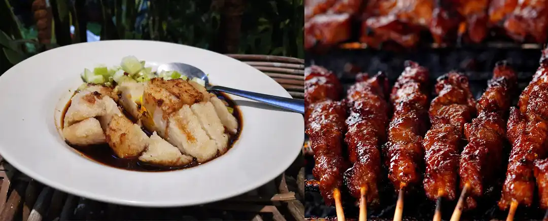 pempek dan sate
