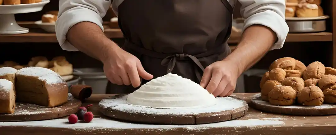 chef mengadon tepung