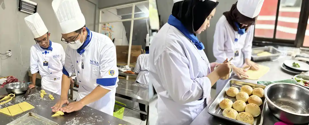 patisier menggunakan tepung roti