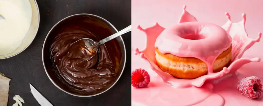 (Ilustrasi Ganache dan Glace, Sumber: Freepik)