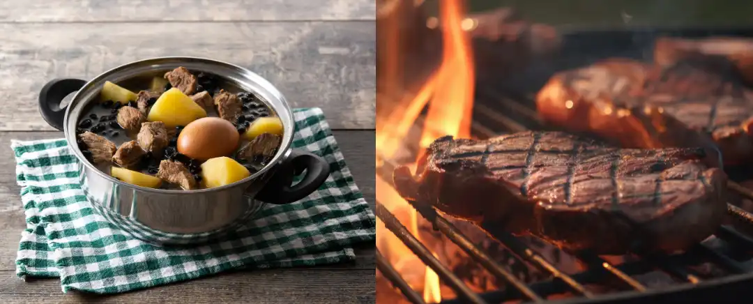 (Ilustrasi Daging Direbus atau Dibakar, Sumber: freepik.com/chandlervid85)