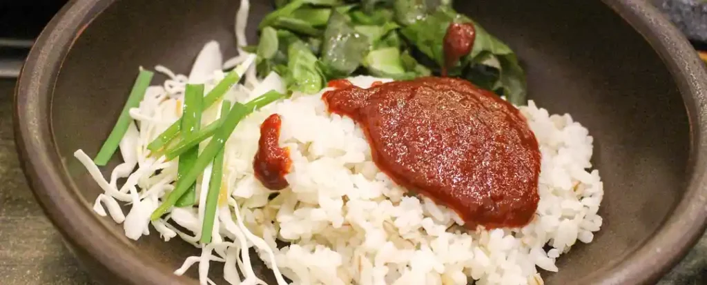 nasi bibimbap dari korea