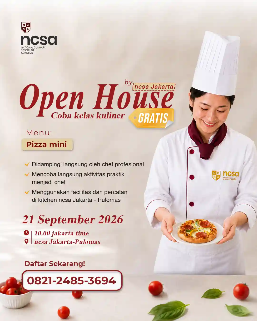 open house agustus 2026