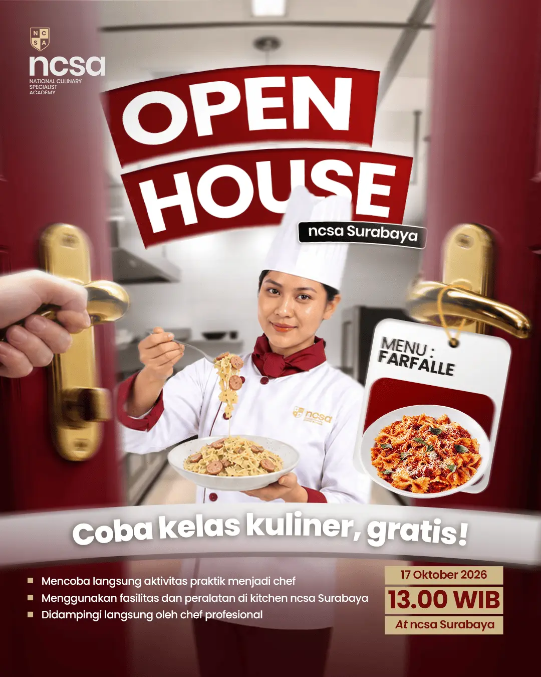 Open House Ads Farfalle Okt 2026