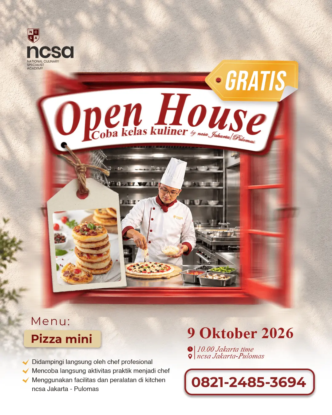Open House Ads Pizza Mini Okt 2026