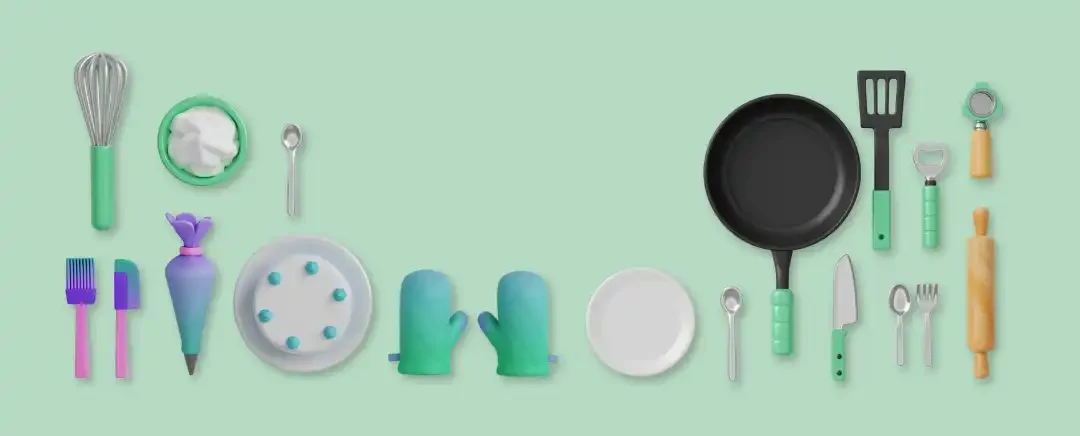 (Ilustrasi Peralatan Dapur yang Ramah Anak, Sumber: Freepik)