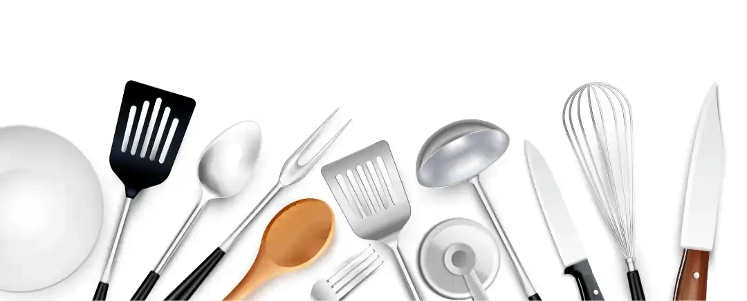 (Ilustrasi Kitchen Utensils, Sumber: freepik.com/macrovector)