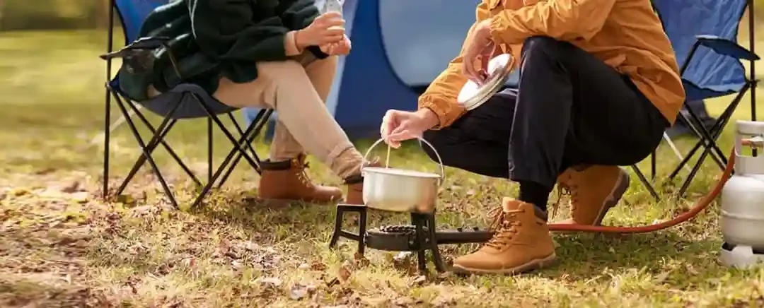 kompor portable saat camping