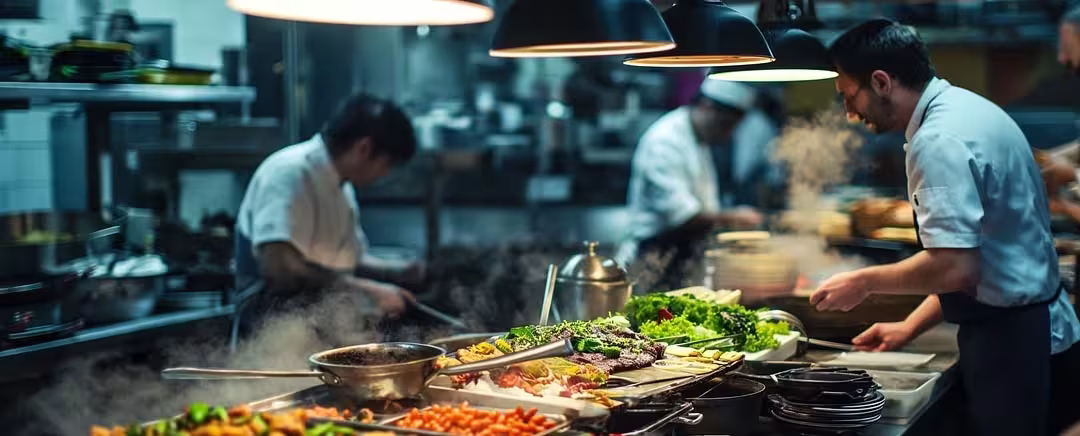 lingkungan kerja dapur hotel