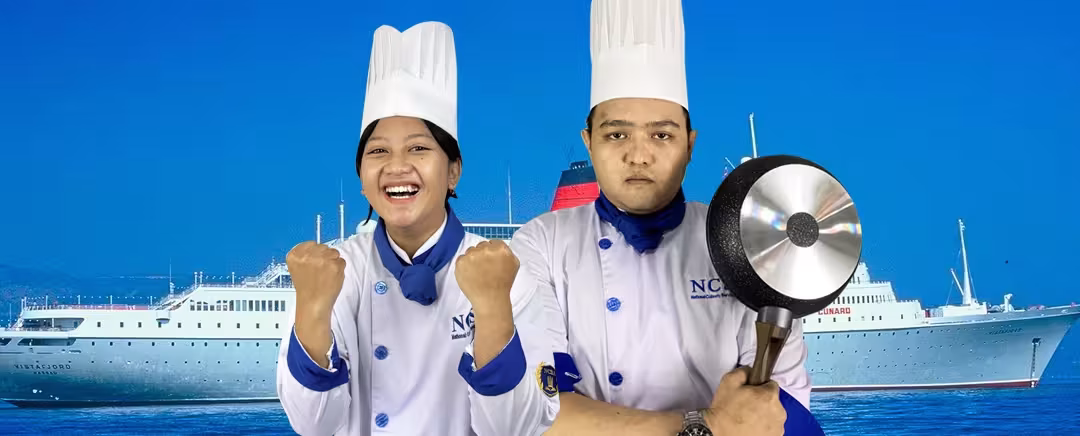 siswa sekolah masak kapal pesiar